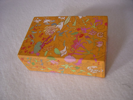 détail boite fleur