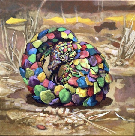 Le pangolin arc en ciel