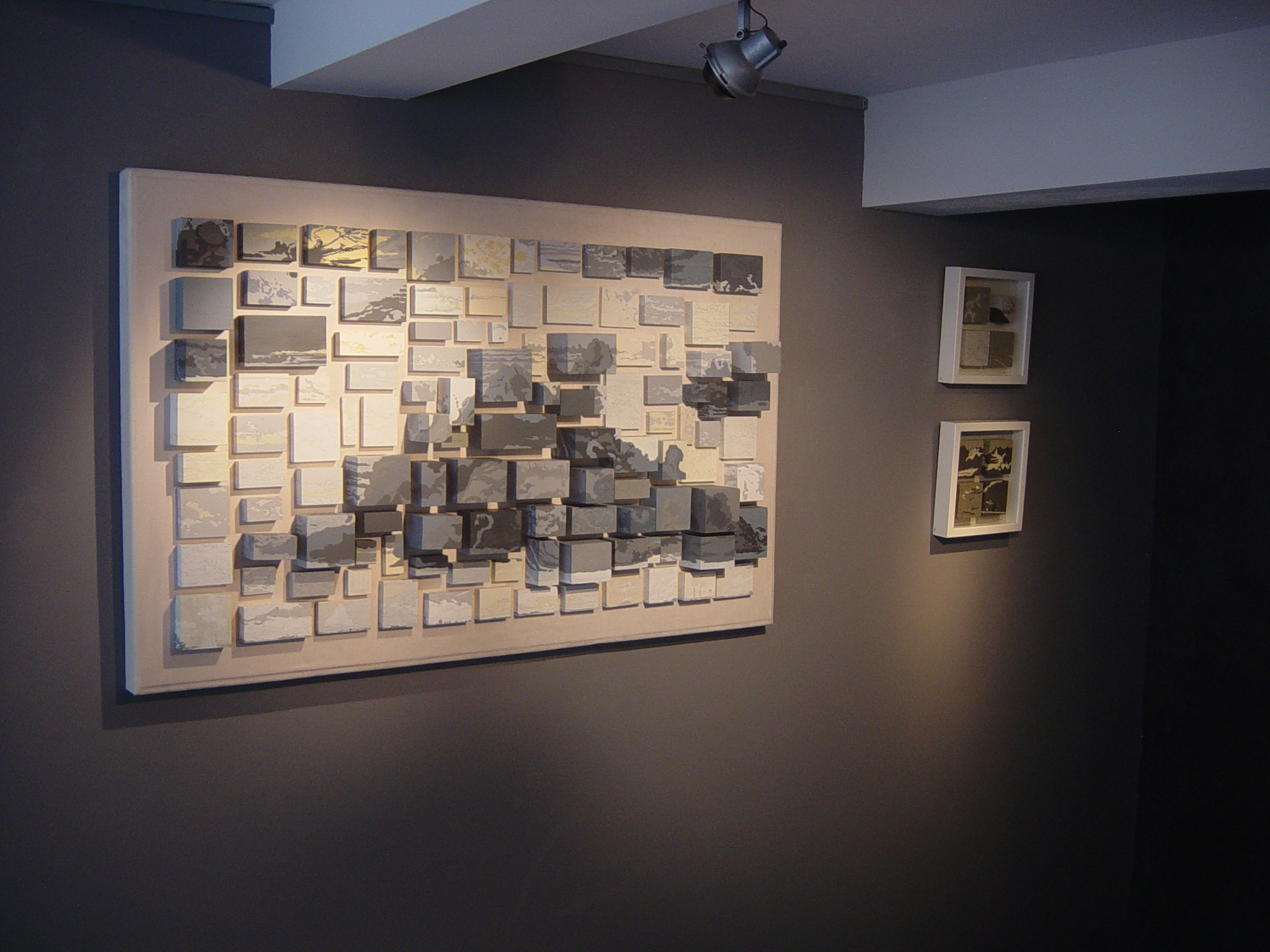 Boite nuage au mur