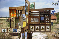 D&eacute;tail de l'arbre &agrave; planches