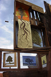 D&eacute;tail de l'arbre &agrave; planches