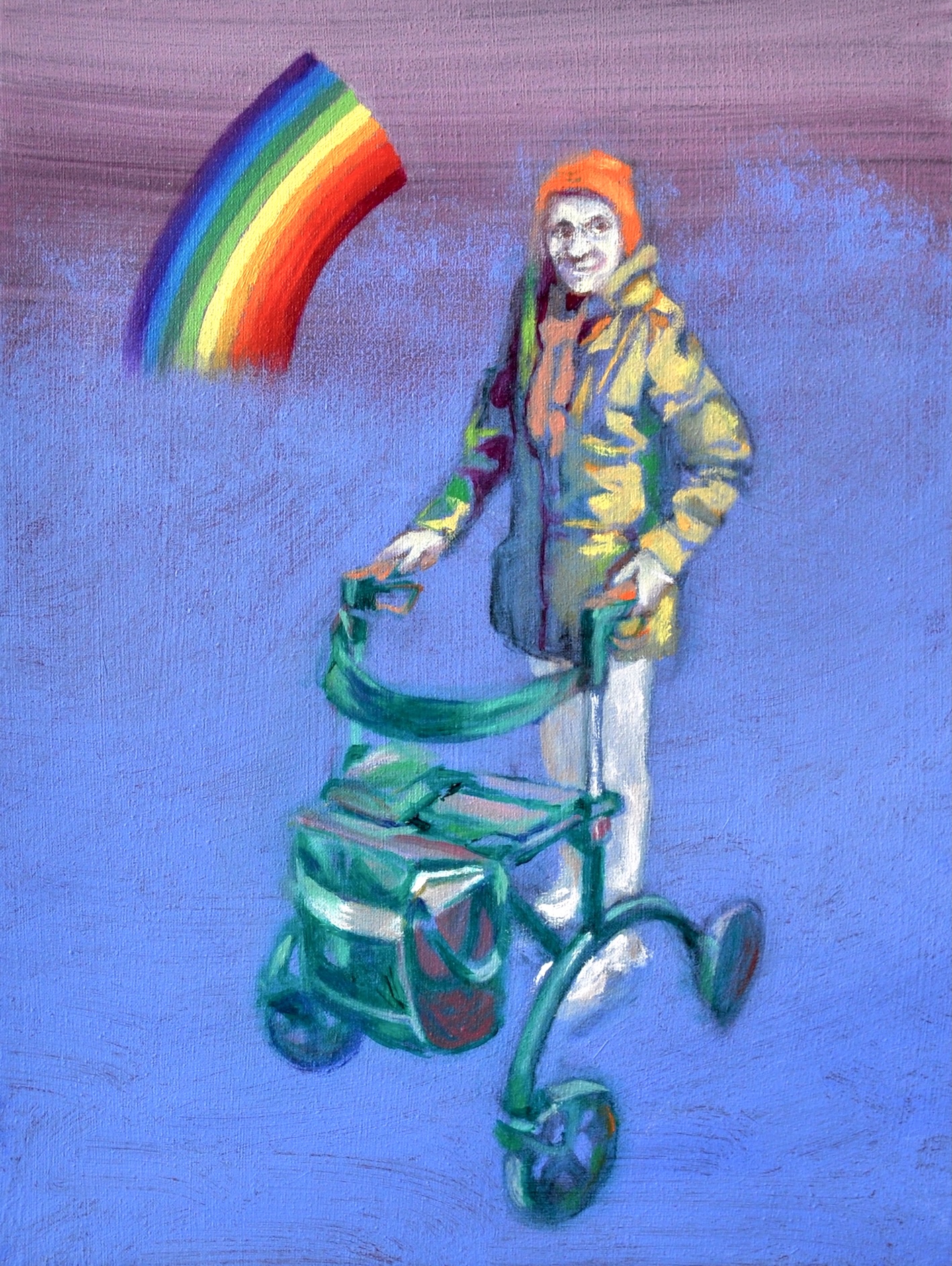 Déambulateur arc en ciel