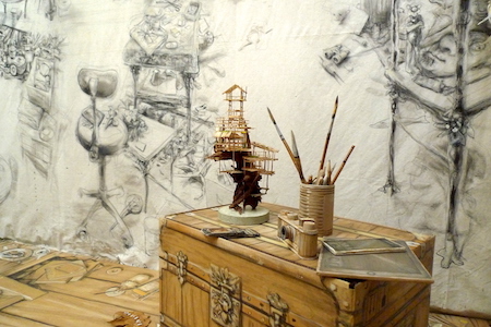 Cabane affable detail