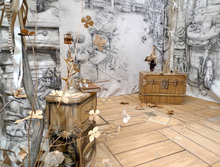 Cabane affable vue d'atelier