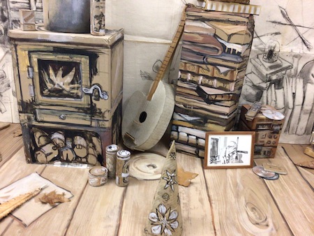 LA BIBLIOTHEQUE, détail